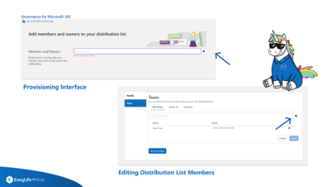 EasyLife 365 Mail - Bulk member import for Distribution Lists